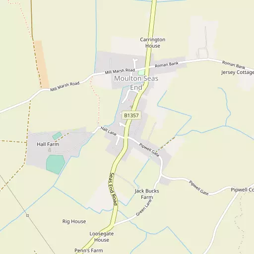 Map of Moulton Seas End