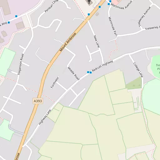 Map of Mount Ambrose