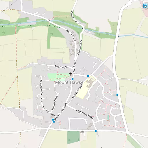 Map of Mount Hawke