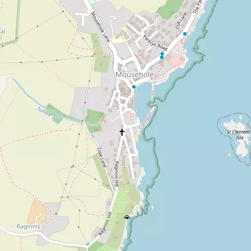 Map of Mousehole