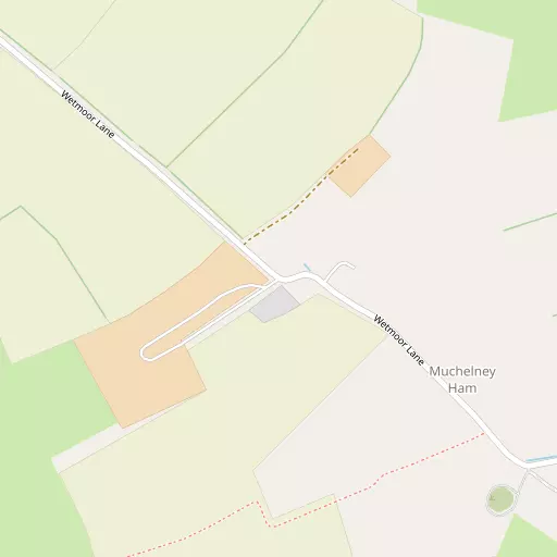 Map of Muchelney Ham
