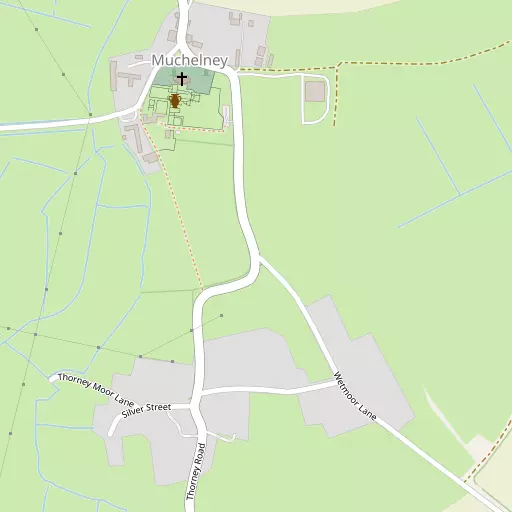 Map of Muchelney
