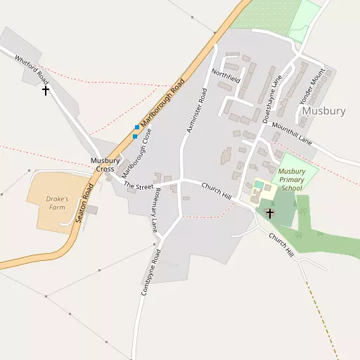 Map of Musbury