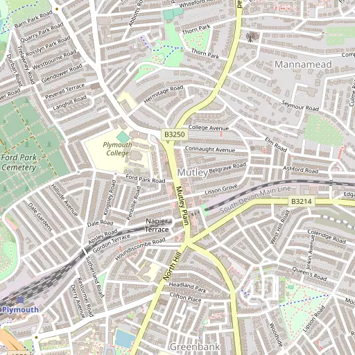 Map of Mutley