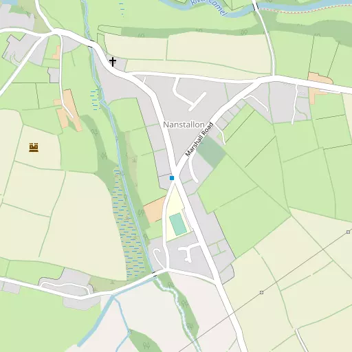 Map of Nanstallon