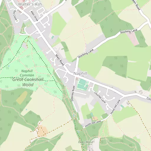 Map of Naphill