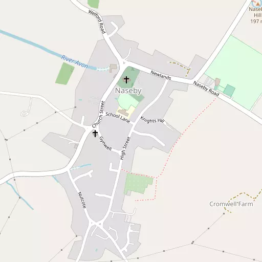 Map of Naseby