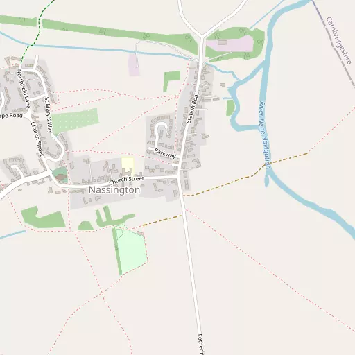 Map of Nassington