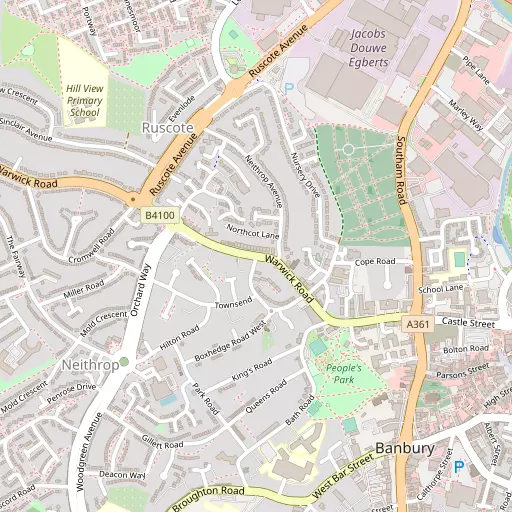 Map of Neithrop