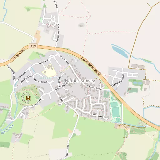 Map of Nether Stowey