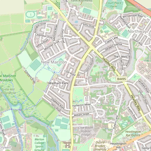 Map of New Marston
