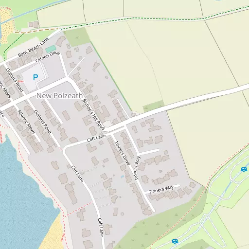 Map of New Polzeath