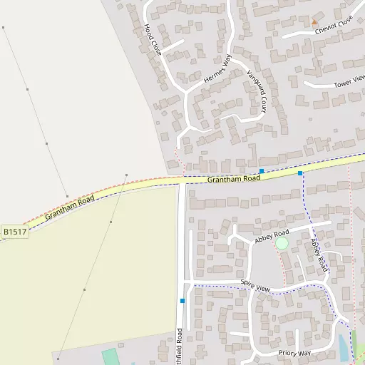 Map of New Quarrington