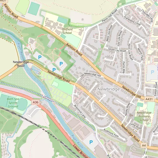 Map of Newbridge