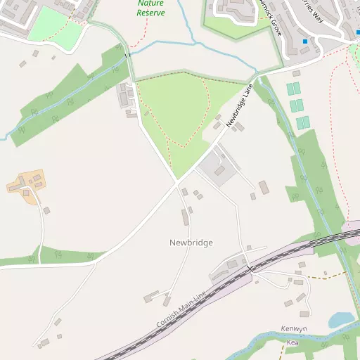 Map of Newbridge