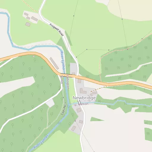 Map of Newbridge