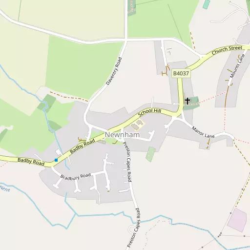 Map of Newnham