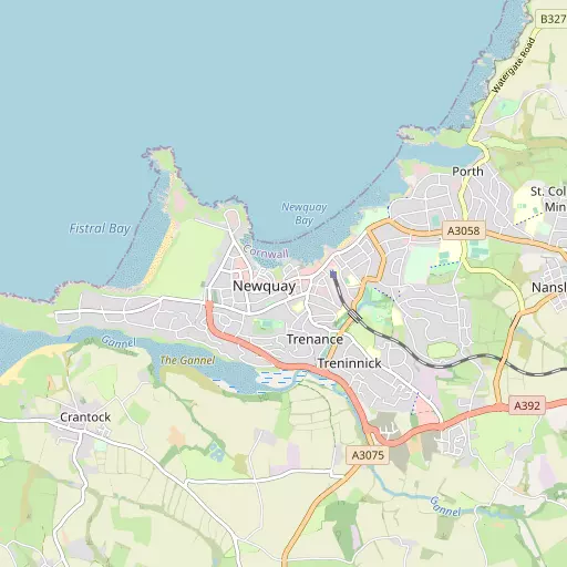 Map of Newquay