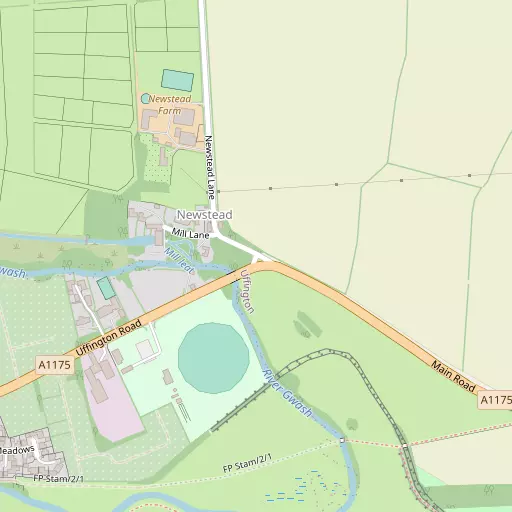 Map of Newstead