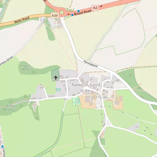 Map of Newton St Loe