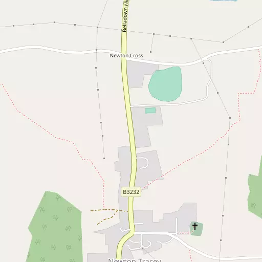 Map of Newton Tracey