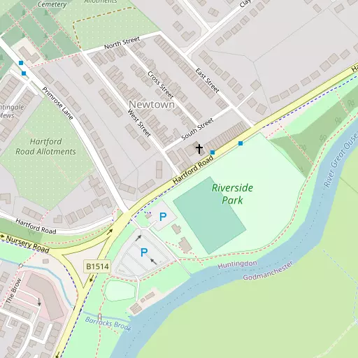 Map of Newtown