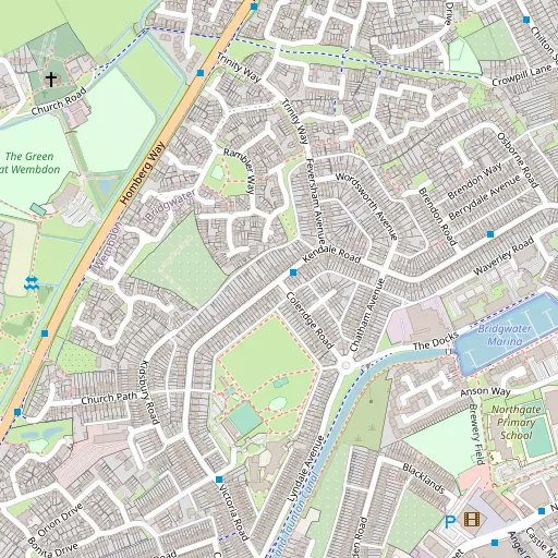 Map of Newtown