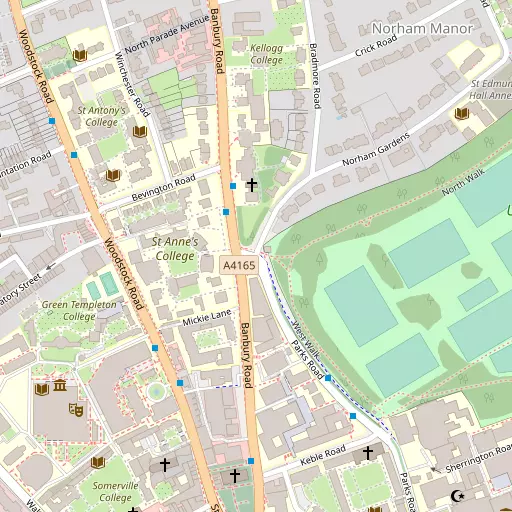 Map of Norham Manor