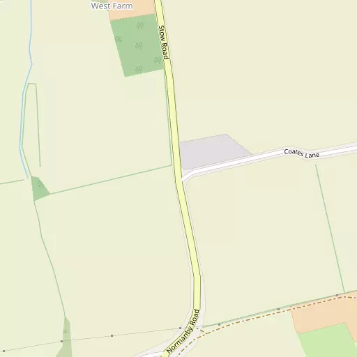 Map of Normanby by Stow
