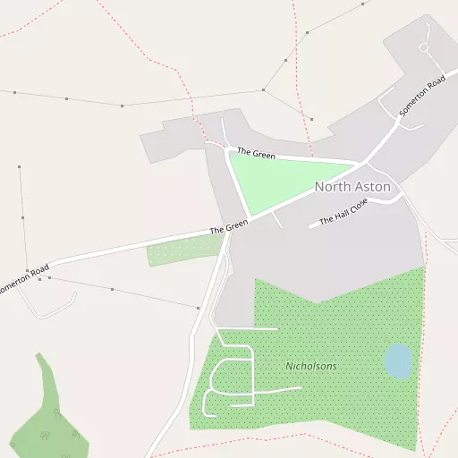 Map of North Aston