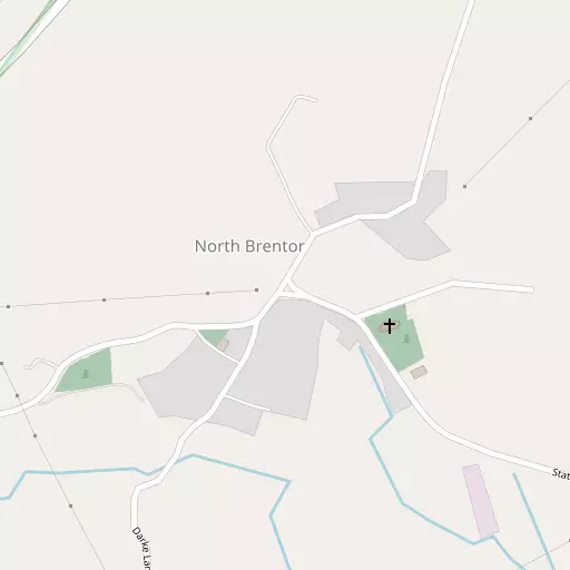 Map of North Brentor
