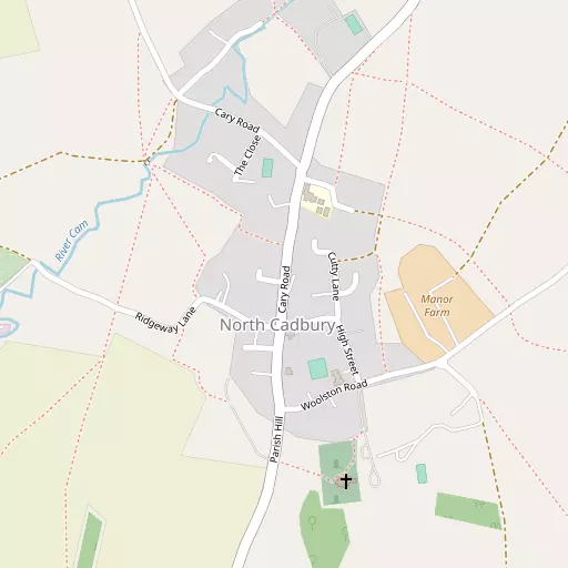 Map of North Cadbury