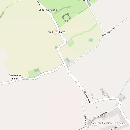 Map of North Cockerington