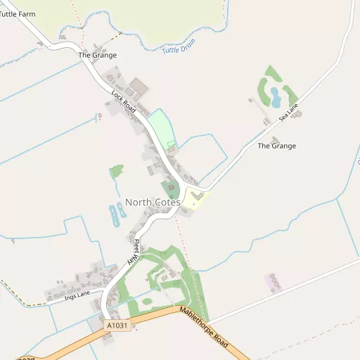 Map of North Cotes