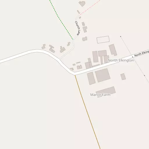Map of North Elkington