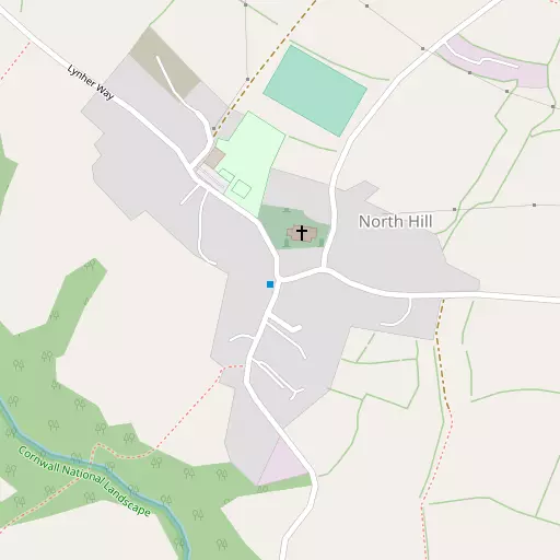 Map of North Hill
