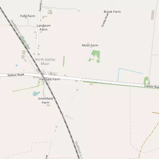 Map of North Kelsey Moor