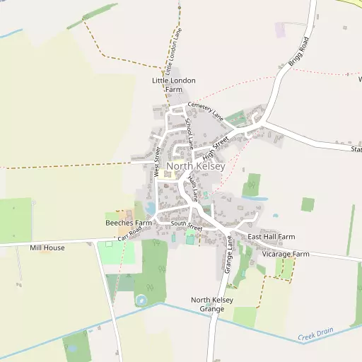 Map of North Kelsey