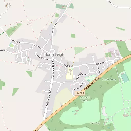 Map of North Leigh