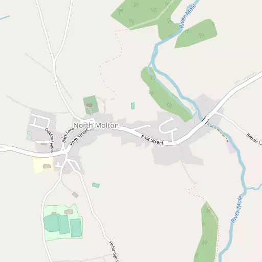 Map of North Molton