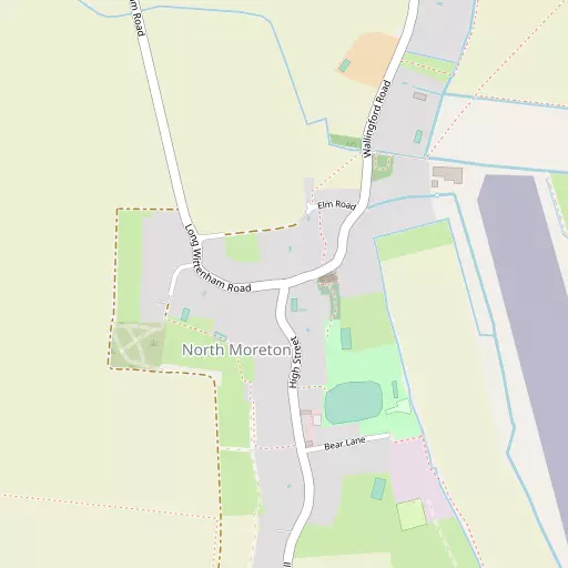 Map of North Moreton