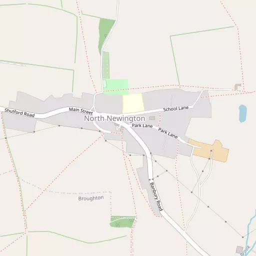Map of North Newington