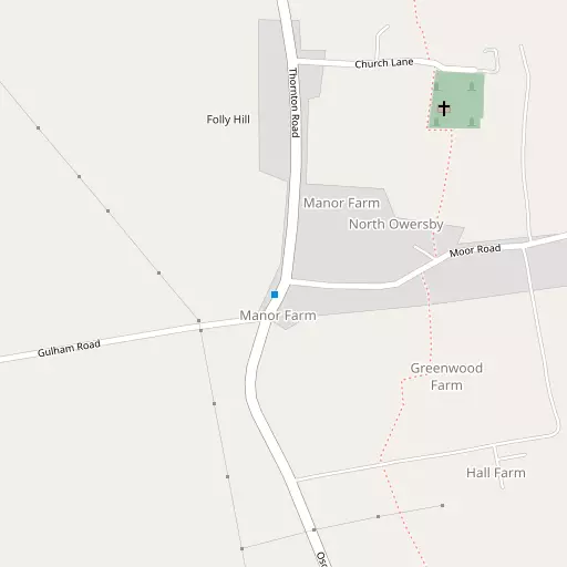 Map of North Owersby