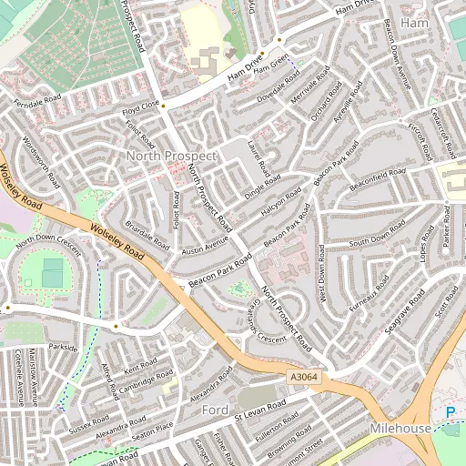 Map of North Prospect