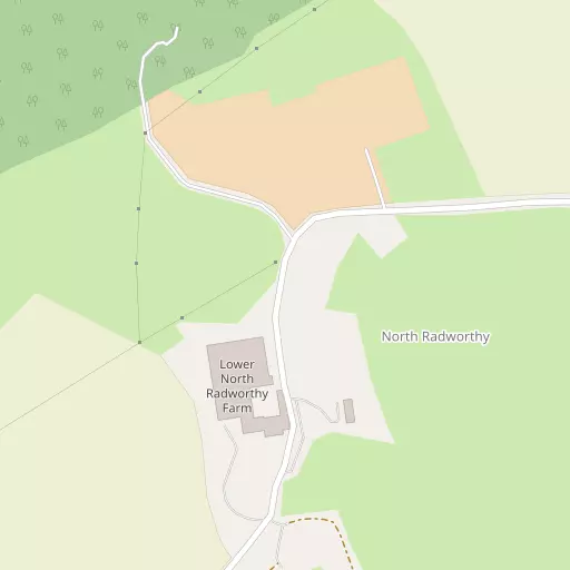Map of North Radworthy