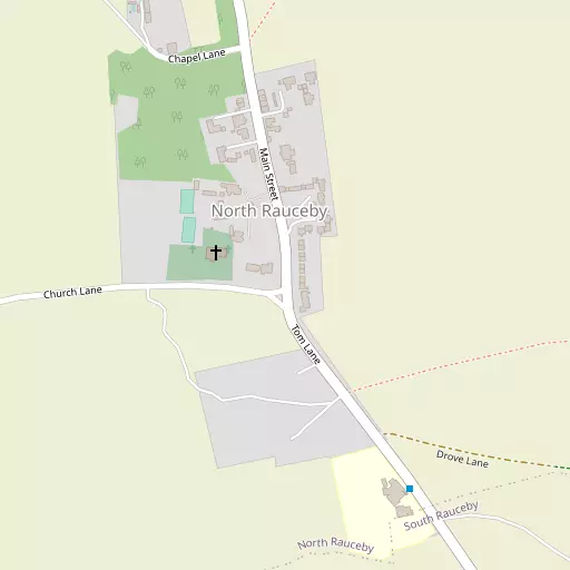 Map of North Rauceby