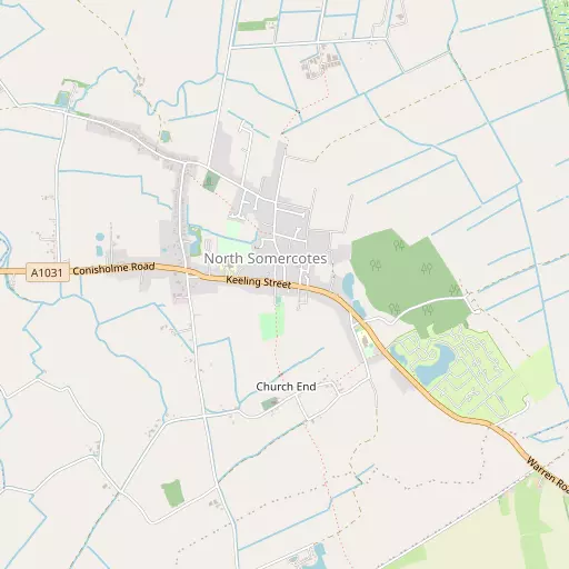Map of North Somercotes