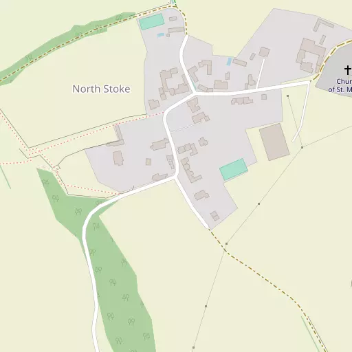 Map of North Stoke
