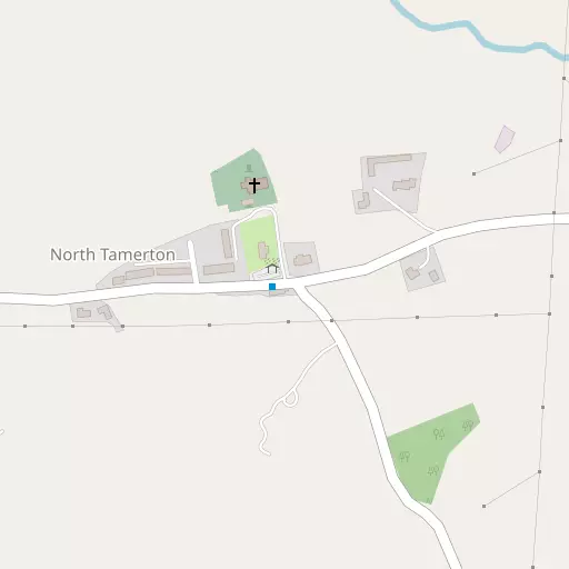 Map of North Tamerton