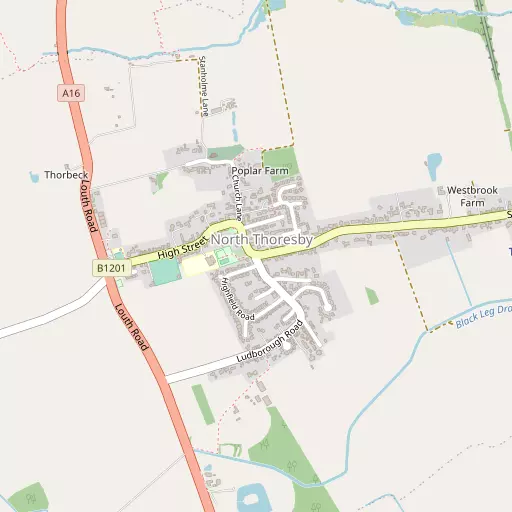 Map of North Thoresby